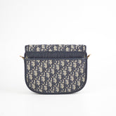Christian Dior Medium Bobby Navy Oblique